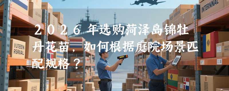 2026年选购菏泽岛锦牡丹花苗，如何根据庭院场景匹配规格？