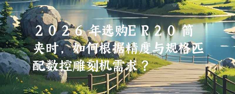 2026年选购ER20筒夹时，如何根据精度与规格匹配数控雕刻机需求？
