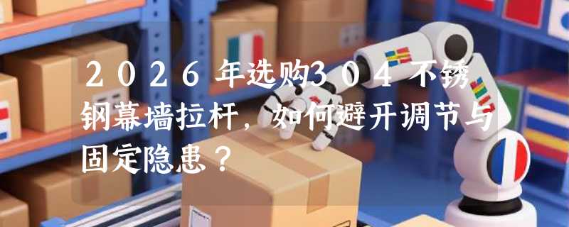 2026年选购304不锈钢幕墙拉杆，如何避开调节与固定隐患？
