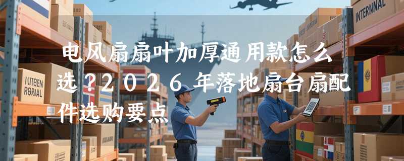 电风扇扇叶加厚通用款怎么选？2026年落地扇台扇配件选购要点