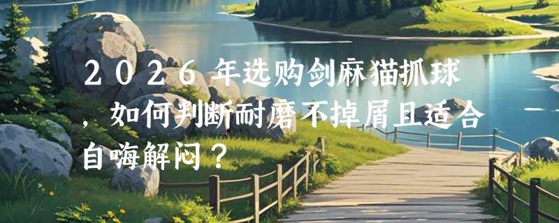 2026年选购剑麻猫抓球，如何判断耐磨不掉屑且适合自嗨解闷？