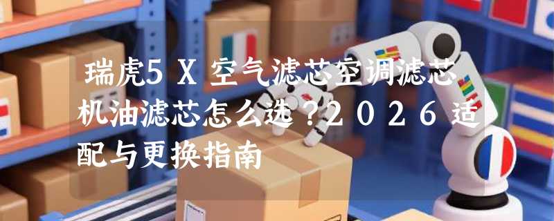 瑞虎5X空气滤芯空调滤芯机油滤芯怎么选？2026适配与更换指南