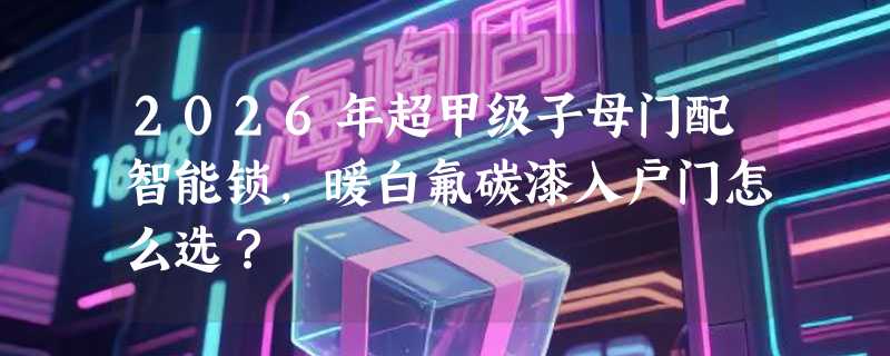 2026年超甲级子母门配智能锁，暖白氟碳漆入户门怎么选？