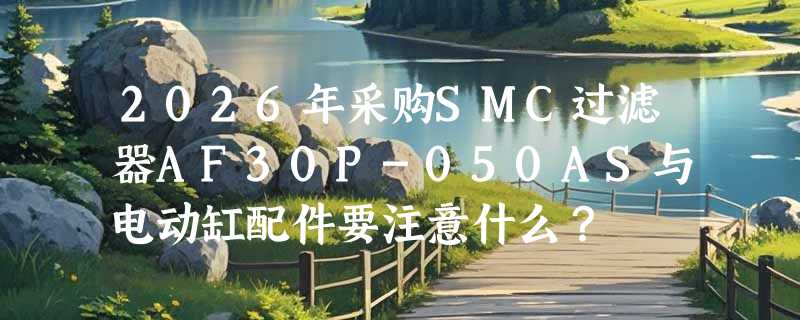2026年采购SMC过滤器AF30P-050AS与电动缸配件要注意什么？