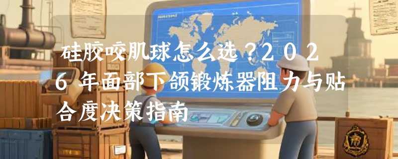 硅胶咬肌球怎么选？2026年面部下颌锻炼器阻力与贴合度决策指南