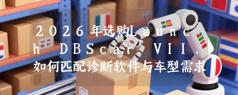 2026年选购Launch DBScar VII，如何匹配诊断软件与车型需求？