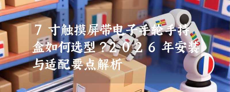 7寸触摸屏带电子手轮手持盒如何选型？2026年安装与适配要点解析