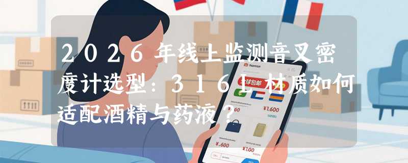 2026年线上监测音叉密度计选型：316L材质如何适配酒精与药液？
