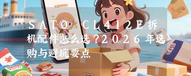 SATO CL412E拆机配件怎么选？2026年选购与避坑要点