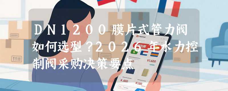 DN1200膜片式管力阀如何选型？2026年水力控制阀采购决策要点