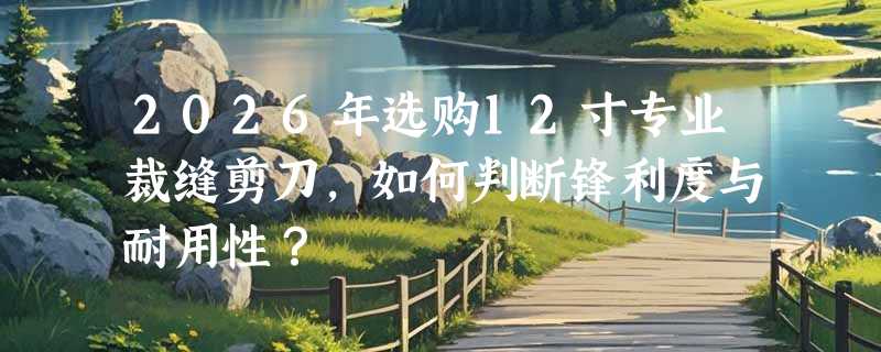 2026年选购12寸专业裁缝剪刀，如何判断锋利度与耐用性？
