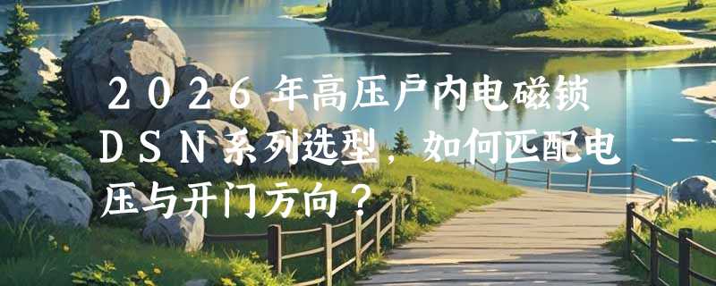 2026年高压户内电磁锁DSN系列选型，如何匹配电压与开门方向？