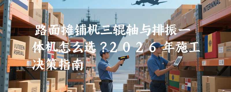 路面摊铺机三辊轴与排振一体机怎么选？2026年施工决策指南