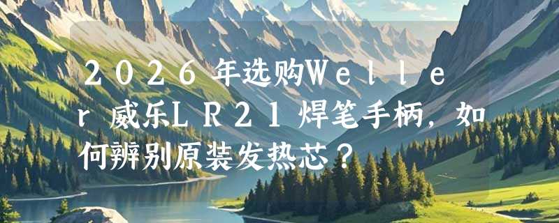 2026年选购Weller威乐LR21焊笔手柄，如何辨别原装发热芯？