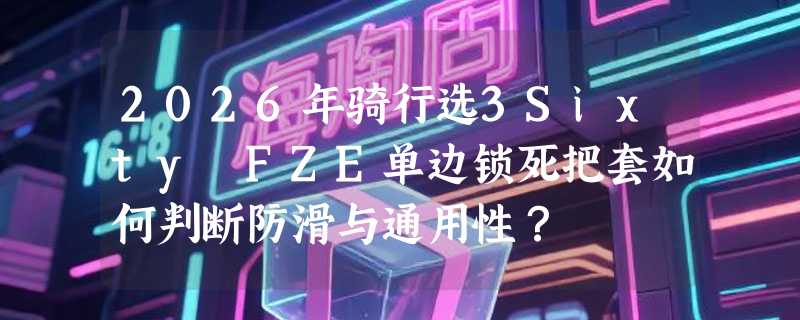 2026年骑行选3Sixty FZE单边锁死把套如何判断防滑与通用性？