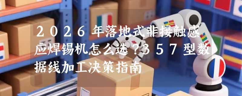 2026年落地式非接触感应焊锡机怎么选？357型数据线加工决策指南