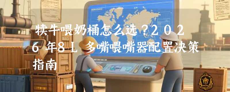 犊牛喂奶桶怎么选？2026年8L多嘴喂嘴器配置决策指南
