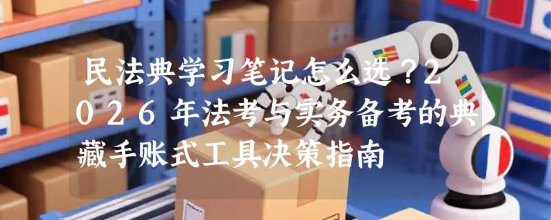 民法典学习笔记怎么选？2026年法考与实务备考的典藏手账式工具决策指南
