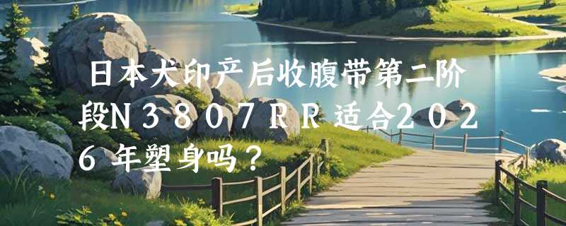 日本犬印产后收腹带第二阶段N3807RR适合2026年塑身吗？