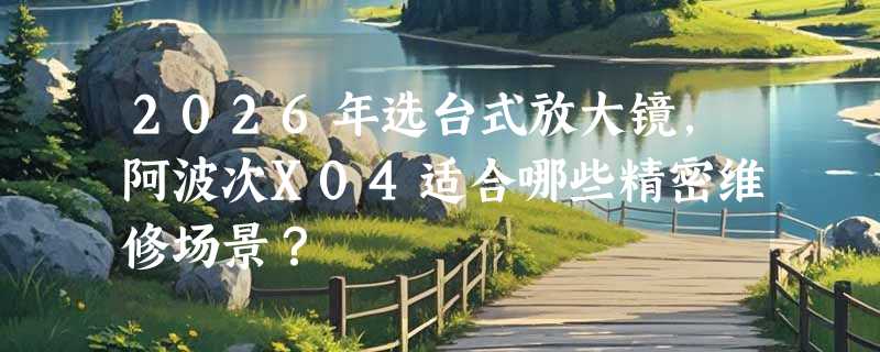 2026年选台式放大镜，阿波次X04适合哪些精密维修场景？