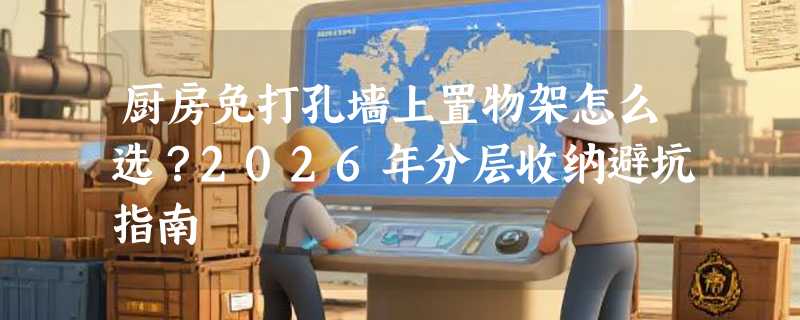 厨房免打孔墙上置物架怎么选？2026年分层收纳避坑指南