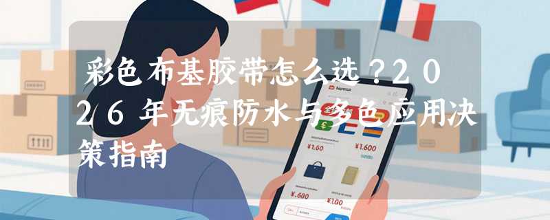 彩色布基胶带怎么选？2026年无痕防水与多色应用决策指南