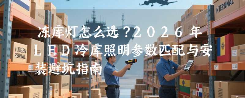 冻库灯怎么选？2026年LED冷库照明参数匹配与安装避坑指南