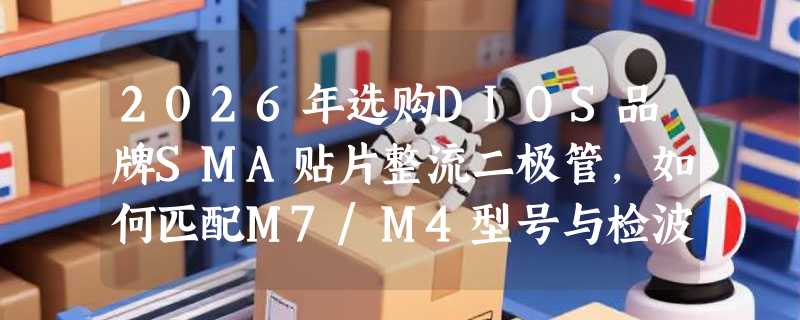 2026年选购DIOS品牌SMA贴片整流二极管，如何匹配M7/M4型号与检波需求？