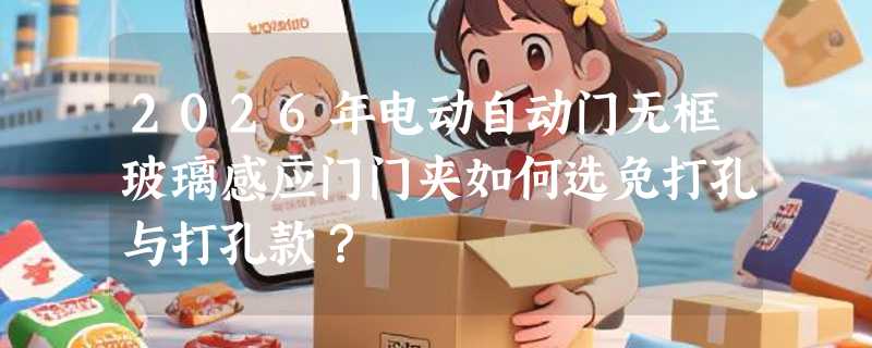 2026年电动自动门无框玻璃感应门门夹如何选免打孔与打孔款？