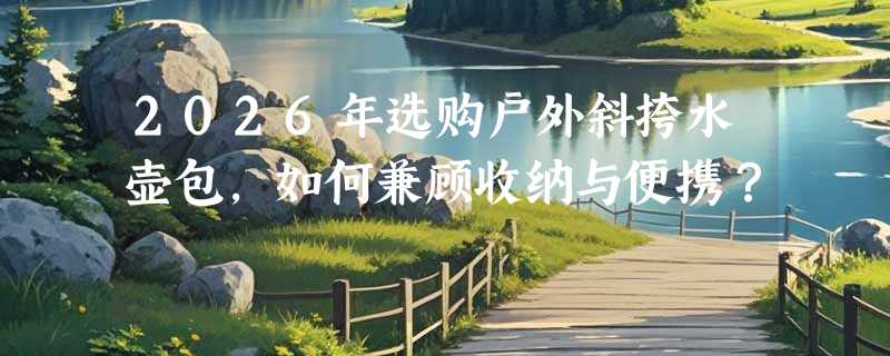 2026年选购户外斜挎水壶包，如何兼顾收纳与便携？