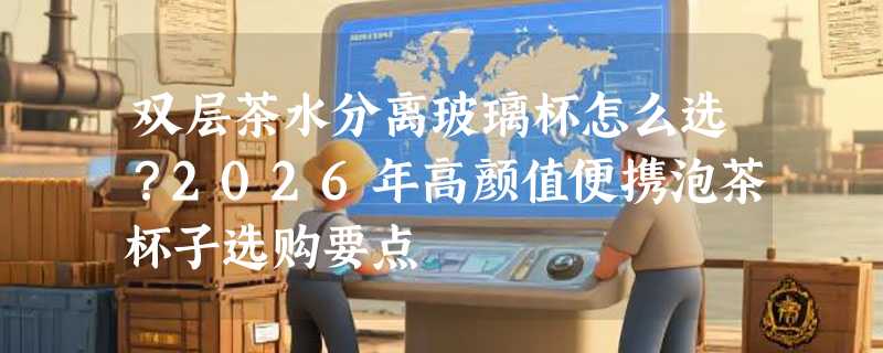 双层茶水分离玻璃杯怎么选？2026年高颜值便携泡茶杯子选购要点