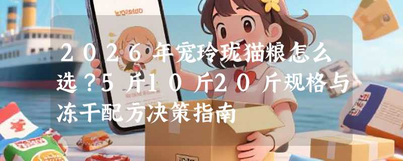 2026年宠玲珑猫粮怎么选？5斤10斤20斤规格与冻干配方决策指南