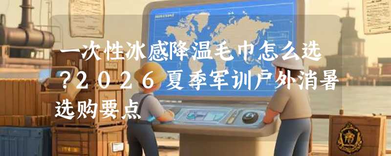 一次性冰感降温毛巾怎么选？2026夏季军训户外消暑选购要点