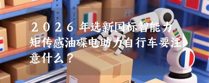 2026年选新国标智能力矩传感油碟电助力自行车要注意什么？