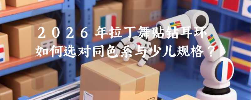 2026年拉丁舞贴钻耳环如何选对同色系与少儿规格？