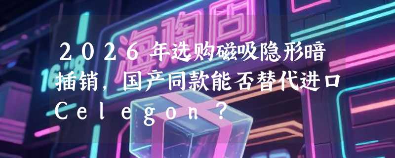 2026年选购磁吸隐形暗插销，国产同款能否替代进口Celegon？