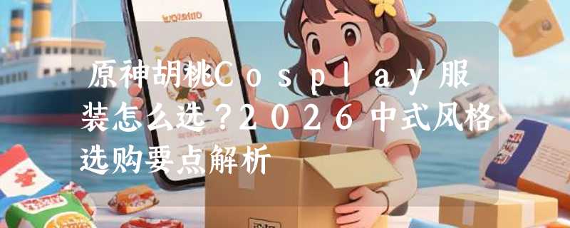 原神胡桃Cosplay服装怎么选？2026中式风格选购要点解析