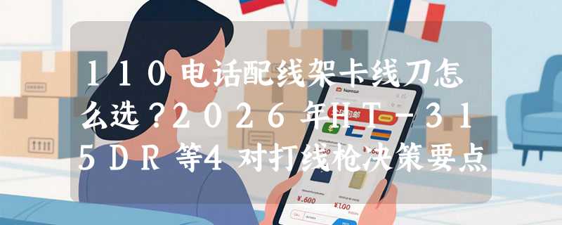 110电话配线架卡线刀怎么选？2026年HT-315DR等4对打线枪决策要点