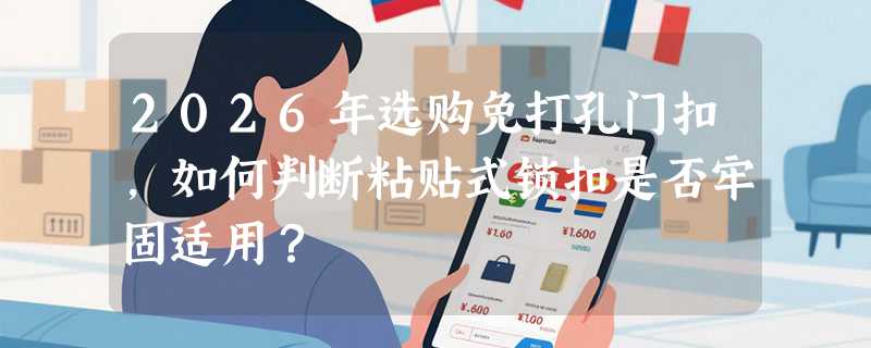2026年选购免打孔门扣，如何判断粘贴式锁扣是否牢固适用？