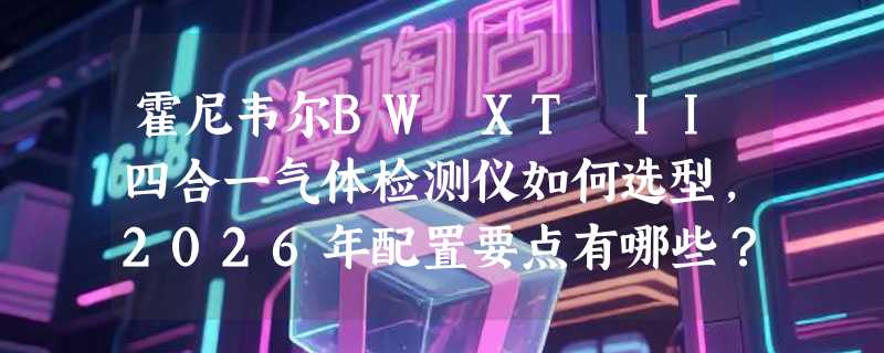 霍尼韦尔BW XT II四合一气体检测仪如何选型，2026年配置要点有哪些？