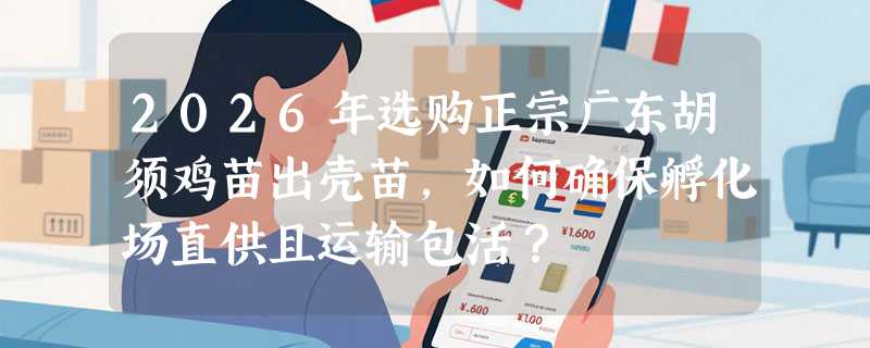 2026年选购正宗广东胡须鸡苗出壳苗，如何确保孵化场直供且运输包活？