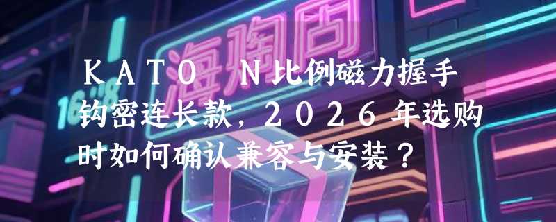 KATO N比例磁力握手钩密连长款，2026年选购时如何确认兼容与安装？