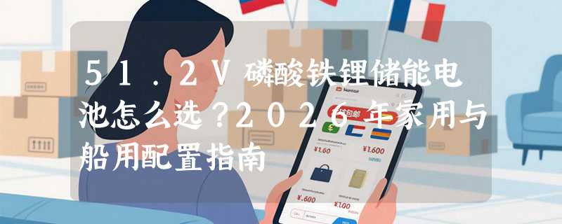 51.2V磷酸铁锂储能电池怎么选？2026年家用与船用配置指南
