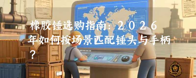 橡胶锤选购指南：2026年如何按场景匹配锤头与手柄？