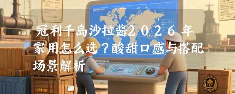冠利千岛沙拉酱2026年家用怎么选？酸甜口感与搭配场景解析