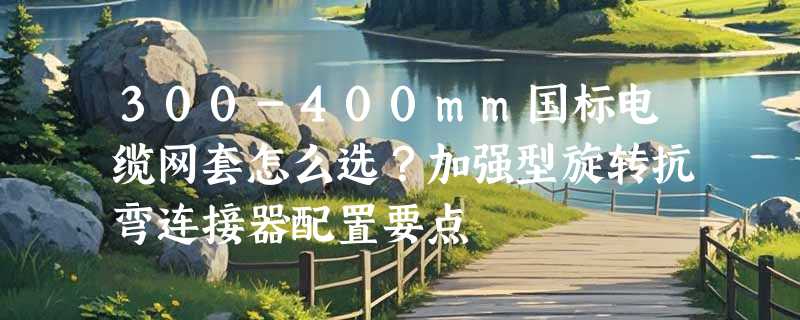 300-400mm国标电缆网套怎么选？加强型旋转抗弯连接器配置要点