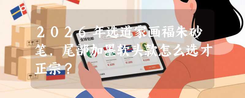 2026年选道家画福朱砂笔，尾部加墨软头款怎么选才正宗？