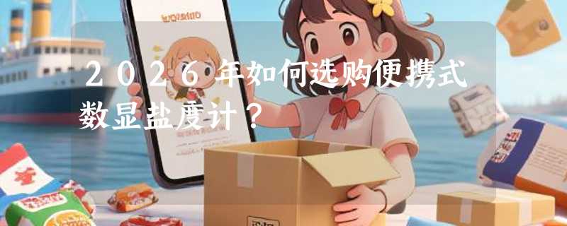 2026年如何选购便携式数显盐度计？