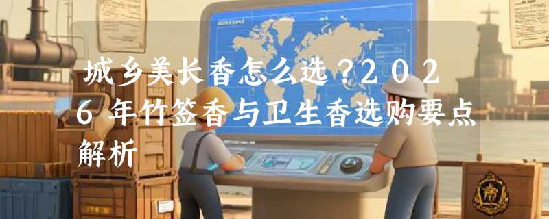 城乡美长香怎么选？2026年竹签香与卫生香选购要点解析