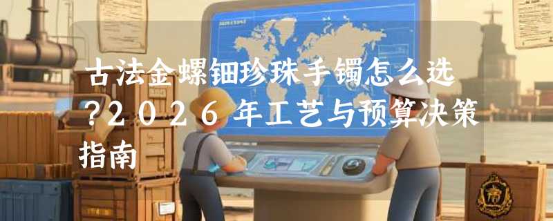 古法金螺钿珍珠手镯怎么选？2026年工艺与预算决策指南